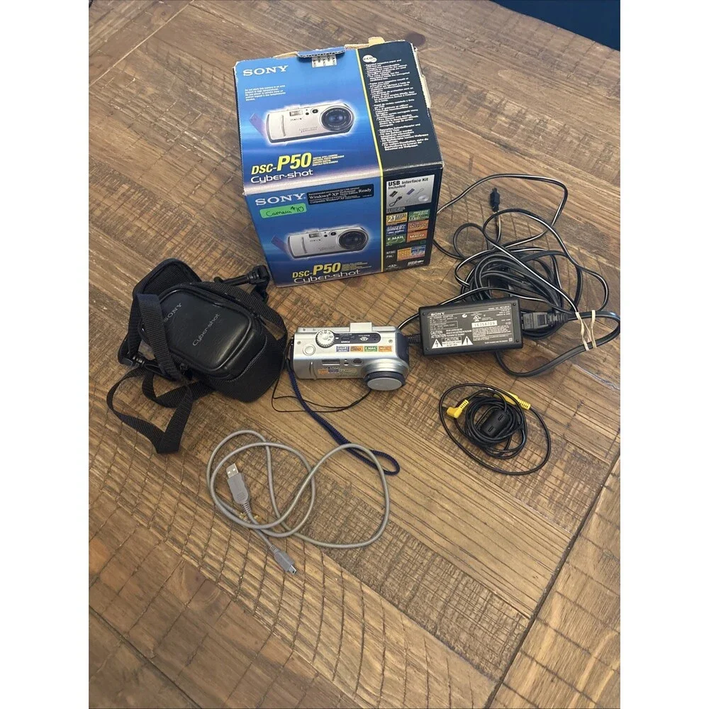 Sony Cyber-shot DSC-P50 2.1MP Digital Camera - Silver